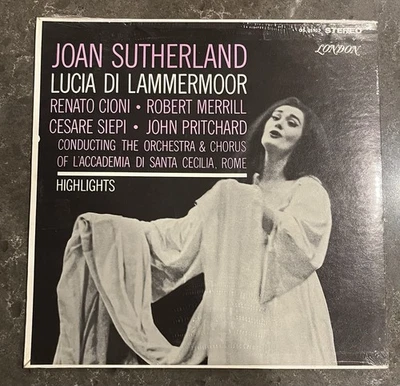 SEALED SHRINK NEW VINYL RECORD Joan Sutherland Lucia Di Lammermoor Opera 1962 - Image 1 of 3