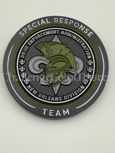 F85 DEA New Orleans Division SRT Narcotics Drugs Police Challenge Coin - Picture 1 of 2
