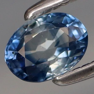 0.50Ct.Heated Only Natural Platinum Blue Sapphire Australia Good Luster&CLEAN! - Picture 1 of 4