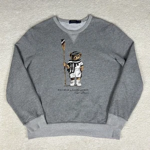 Polo Ralph Lauren polo ours pull homme grand col rond ours à rames - Photo 1/10