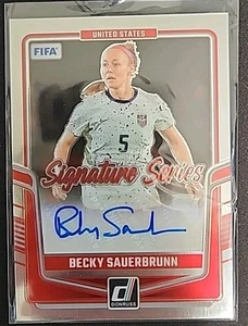 Becky Sauerbrunn 2024-25 Panini Donruss Signature Series Auto #SS-BS USWNT - Picture 1 of 2