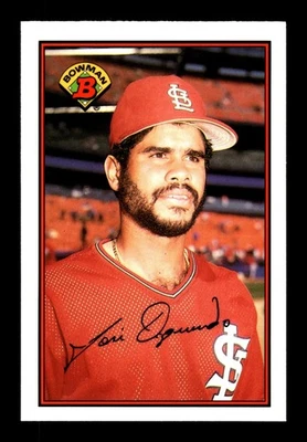 JOSE OQUENDO ⚾ 1989 Bowman Tiffany SP #438 St. Louis Cardinals - Image 1 of 2