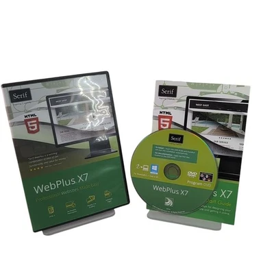 WebPlus X7 PC Software Serif HTML 5 Professional Websites Made Easy - Image 1 of 4