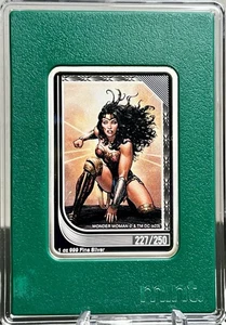2023 Agoro Original DC COMICS Trading Coin WONDER WOMAN #227 1oz Silver Limited - Picture 1 of 5