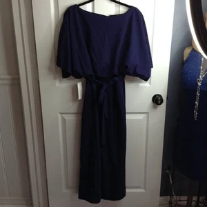 NWT Armani Exchange AX-14 Palazzo Pant Suit; Pockets, Navy, Avant Garde, Classic - Picture 1 of 6