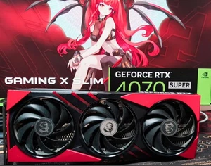 MSI GeForce RTX 4070 SUPER GAMING X SLIM 12GB GDDR6X MLG Graphics Card - Picture 1 of 8