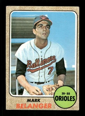 1968 Topps Baseball 118 Mark Belanger GVG to VG BXCP44-03 - Image 1 of 2