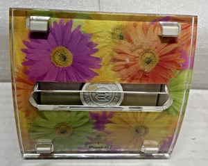 Dispensador Post It 4x4 Pop Out con diseño de flores coloridas - Imagen 1 de 3