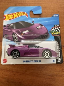 Hot Wheels 2025 94 Bugatti EB110 Purple - Picture 1 of 3