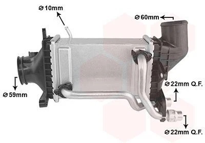 VAN WEZEL 30014703 Ladeluftkühler LLK Turbo Intercooler - Bild 1 von 4