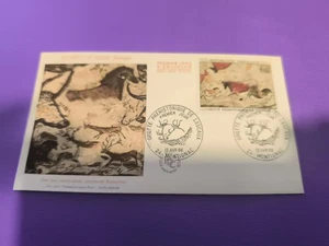 L91 - ENVELOPPE PREMIER JOUR - LES GROTTES DE LASCAUX - 1968. - Imagen 1 de 1