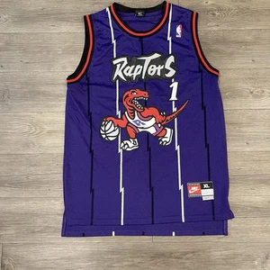 Vintage Nike NBA Toronto Raptors Authentic Tracy McGrady Jersey XL +2 Length - Picture 1 of 11