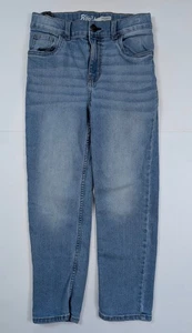 OshKosh B'Gosh Straight Fit Blue Denim Wash Tapered Leg Jeans Kid's Size 8R - Picture 1 of 4