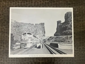 Rio Grande 5544 Castle Gate Utah Wasatch Plateau Photo 8.5 x 11 - Picture 1 of 2