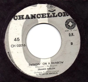 FRANKIE AVALON disco 45 giri ITALY Why + Swingin' on a rainbow STAMPA ITALIANA - Foto 1 di 1