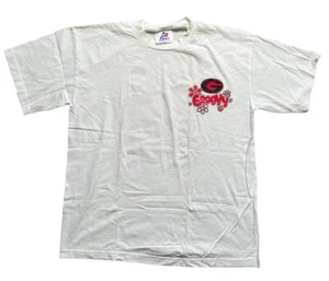 Vintage Georgia Bulldogs T Shirt 1990s Groovy Men’s XL Vtg 90s - Picture 1 of 5