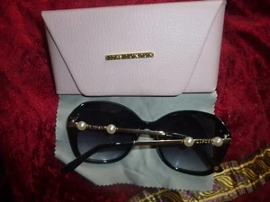 Lipsy London Sonnenbrille rosa Hartschalenetui, mit Lipsy Sonnenbrille. - Bild 1 von 7