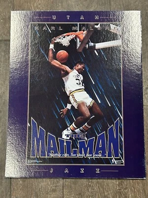 Vintage 1991 Karl “The Mailman” Malone HOF 16X20 NBA Cardboard Costacos Poster - Image 1 of 4