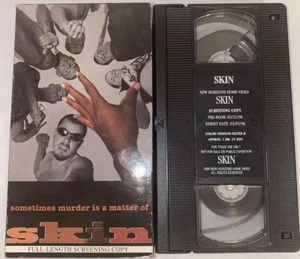 Skin VHS 1990 Crime History TV Movie Howard Beach Making a Case for Murder RARE - Picture 1 of 18