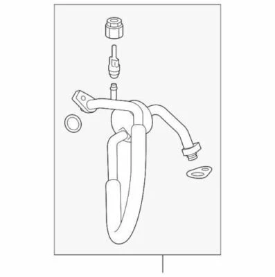 Manguera refrigerante aire acondicionado original Ford F-150 2015-2020 FL3Z-19867-G Foto 1 de 2