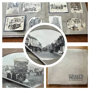 Antico album fotografico Cranbrook Kent Bexhill Sussex South East England Regno Unito anni '10 - Foto 1 di 11