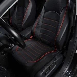 ✅ Fundas de cuero para carro, Forros Universales delantero sillas espalda alta ⭐ - Picture 1 of 10