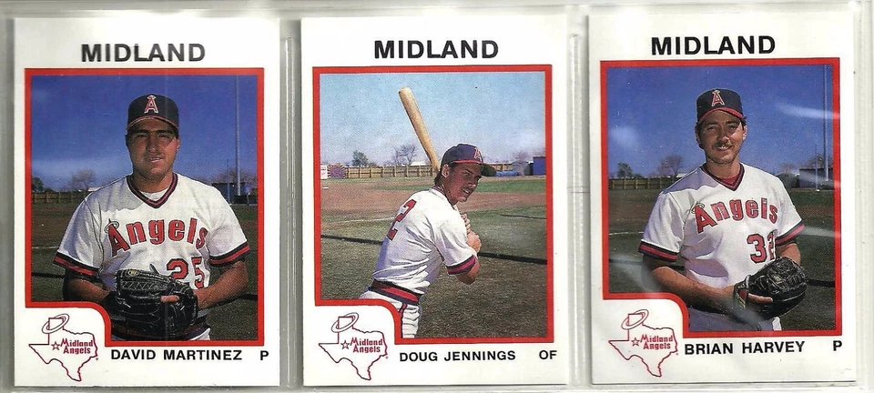 1987 Pro Cards 30-card Midland Angels Minor League Team Set Brian Harvey - Image 1 of 1