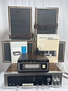 ORIGINAL Realistic MODULAIRE-4 Four Channel Sys bundled w/TR-169 8 track Player!