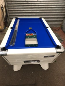 7FT BY 4FT NEW SUPREME WINNER FREEPLAY WHITE POOL TABLE CAN DELIVER IN STOCK - Picture 1 of 7