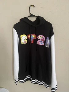 MEN'S Women's  BT21 Universe Club black white Hoodie Large L - Picture 1 of 9