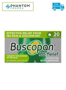 Buscopan IBS Relief Abdominal Cramps Pain Discomfort 20 & 40 Tablets - Picture 1 of 8