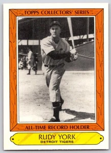 1985 Topps Woolworth All-Time Record Holders RUDY YORK #43 Tigers - Picture 1 of 2
