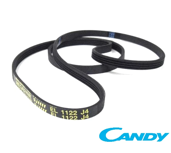 Cinturón de remolque elástico para lavadora Candy Hoover Zerowatt piezas 1122 J4 Lbct Foto 1 de 2