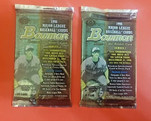 Lot 2 Packungen 1998 Bowman Baseball Serie zwei / Brandneu Versiegelt Folienpackung / Günstig - Bild 1 von 2