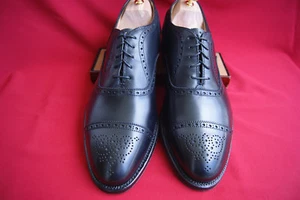 Alden US Gr. 11 D Medallion Tip Bal / Oxford Business Schuh TOP! + Schuhspanner - Bild 1 von 12