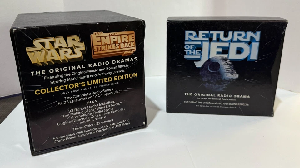 Star Wars Radio Audio CD Drama Empire Strikes Back Jedi Luke Skywalker Han Solo - Image 1 of 4