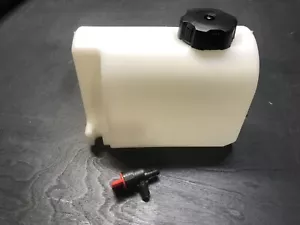 2 Quart Floor Mount Fuel Tank Go Kart Predator 212 Clone Honda Briggs & Stratton - Foto 1 di 1
