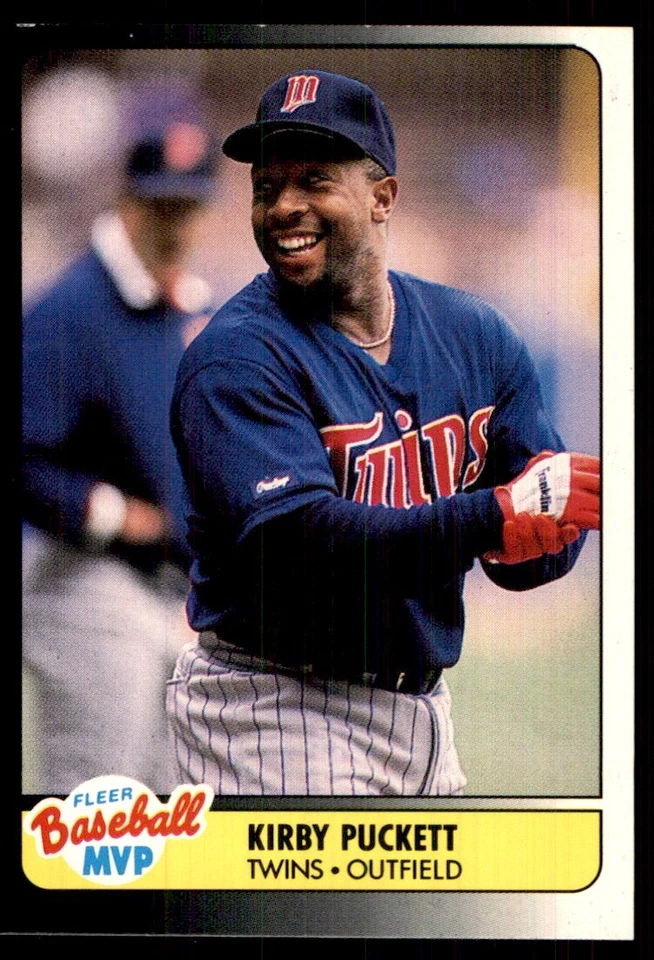 1990 Fleer Baseball MVP's Kirby Puckett Minnesota Twins #29 - Image 1 of 2
