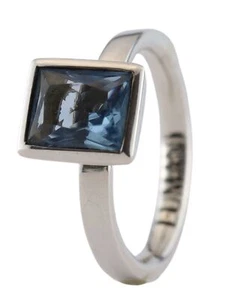 MIAMAR 0936449 Damen Ring Sterling-Silber 925 blau 58 (18.5) - Bild 1 von 1