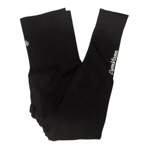 Gym vixen High Waisted Compression Work Out Leggings Sz Med Black - Picture 1 of 7
