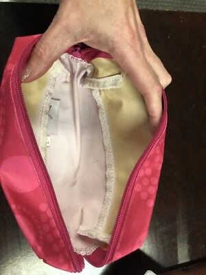 Used Thirty One Zipper/Pouch/Organizer/Cosmetic/Make Up Bag (Pink) - Image 1 of 3