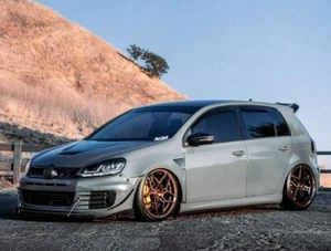 19” ROHANA RFX11 BRUSHED BRONZE WHEELS FOR VW MK6 MK7 MK8 JETTA GOLF GTI - Picture 1 of 9