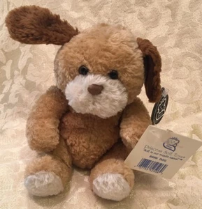 PRINCESS SOFT TOYS Bark Dog Plush Tan Brown PUPPY Mini 6” NWT 1999 - Picture 1 of 3