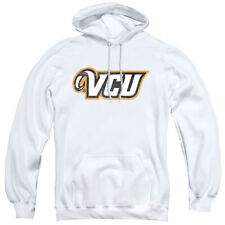 VCU Adult Pullover Hoodie Distressed Primary, White, S-3XL