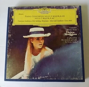 Mozart Geza Nda Klavierkonzerte G Major K. 453 C Major K. 467 4 Track Reel 1962 - Bild 1 von 3