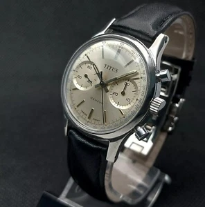 HEUER Military WW2 1945 Chronograph ref.347N Valjoux 22 pre carrera - Picture 1 of 12