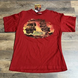 NEW Pirates Of The Caribbean At Worlds End Promo Vintage T-Shirt Youth XL - Picture 1 of 8