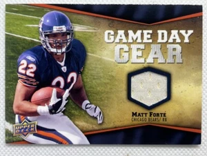 2009 Upper Deck - Game Day Gear #NFL-FO Matt Forte Chicago Bears - Bild 1 von 2