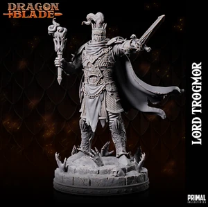 Death Knight Boss Lord Trogmor Ver 1 passt DND Pathfinder DragonLance Spiel RPG - Bild 1 von 5