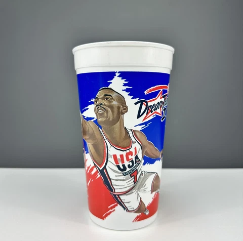 McDonald's Dream Team II NBA Basketball Shawn Kemp Plastic Souvenir Cup Tumbler Cover